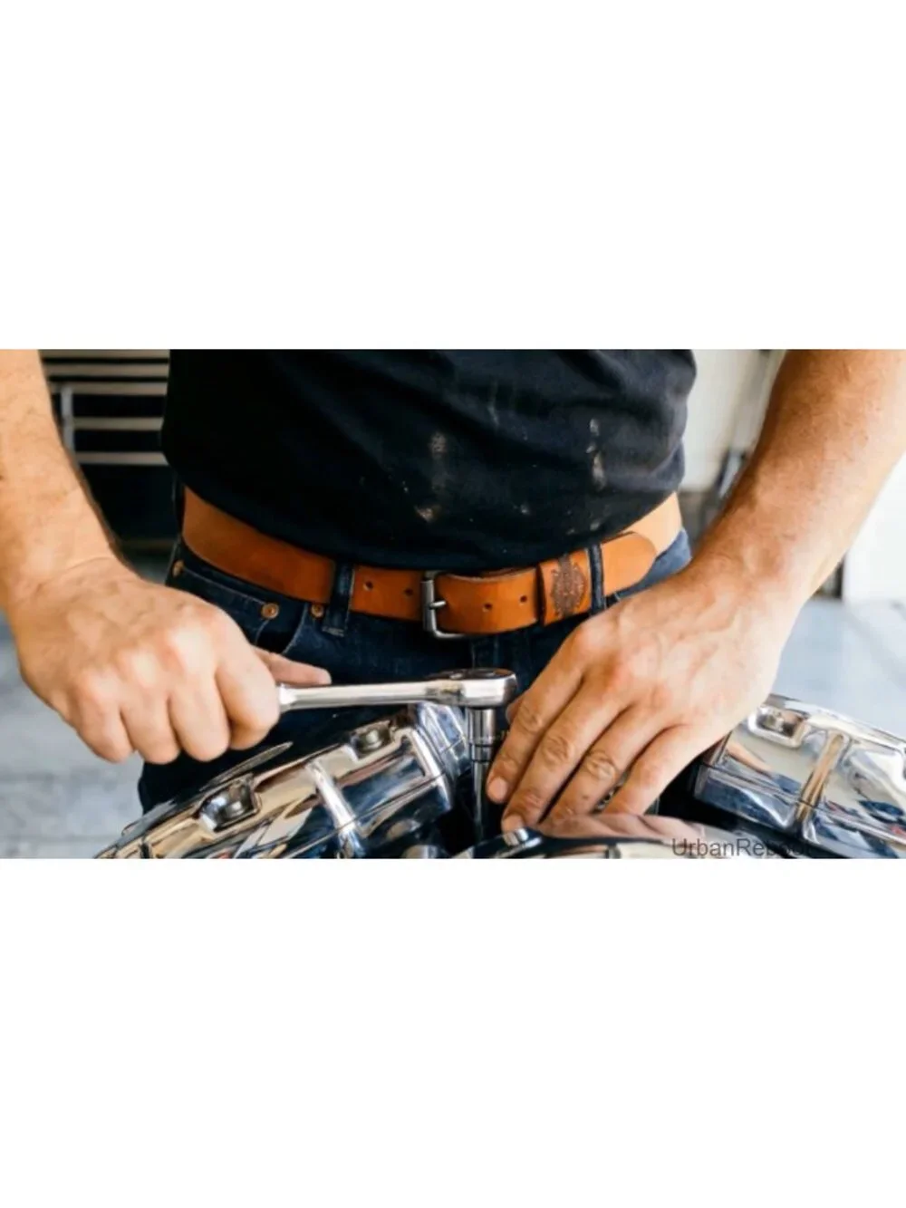 Genuine Leather 38mm Buckle Belt for Men, Classic Casual Everyday Belt